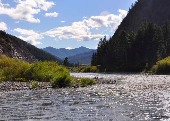 Blackfoot River Outfitters Fly Fishing Scenery